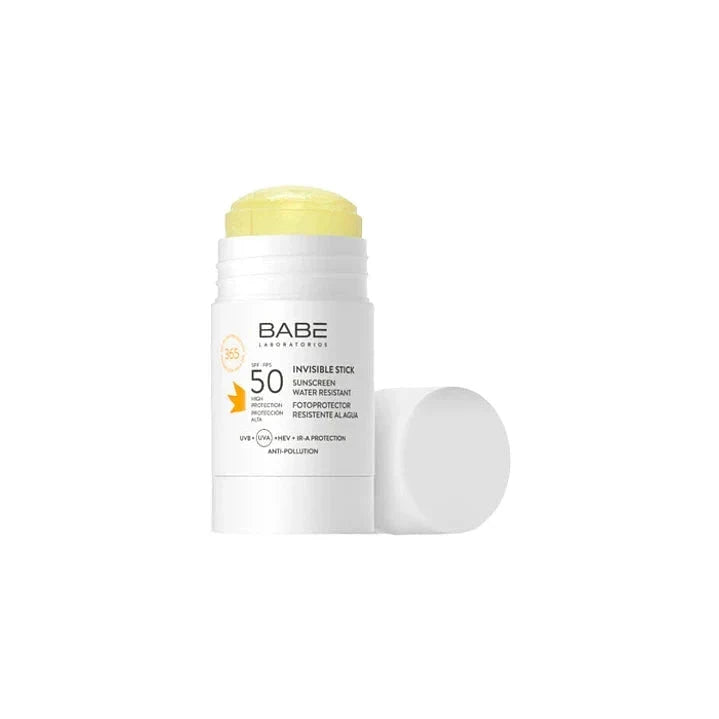Babe Invisible Stick FPS 50 fotoprotector solar en barra 30 g Farmex-Pluxee-Persistente